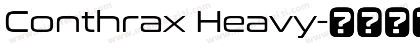 Conthrax Heavy字体转换